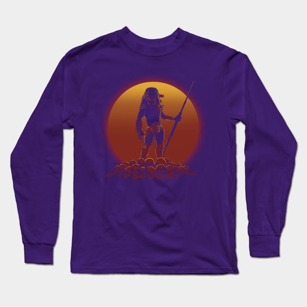 Hunter on Sunset Long Sleeve T-Shirt by ddjvigo